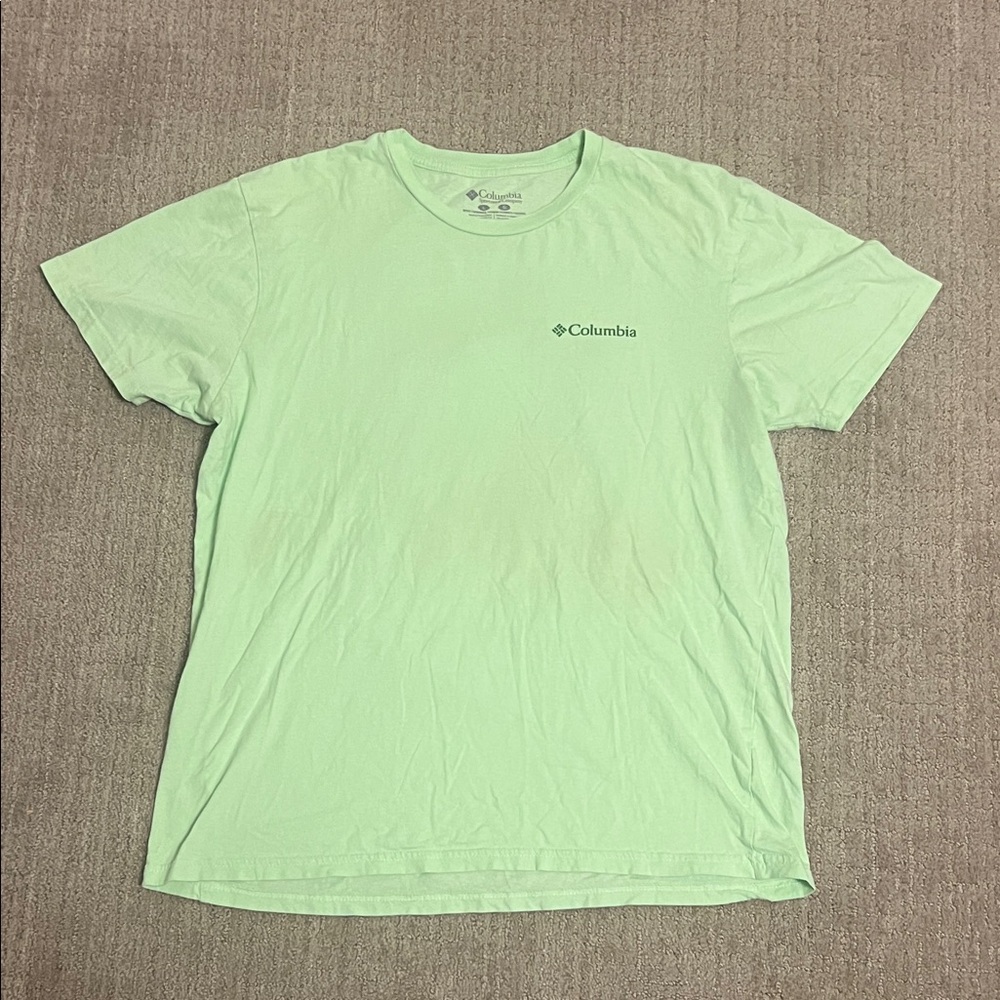 Columbia Men's Green Short Sleeve Florida Everglades Graphic Tee Shirt